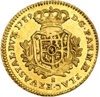 Italian States - Parma. &frac12; Doppia, 1789-S. NGC MS62 - 2
