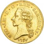 Italian States - Sardinia. Carlino da 5 Doppie, 1786. NGC AU53