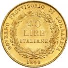 Italian States - Lombardy. 40 Lire, 1848-M. NGC MS62
