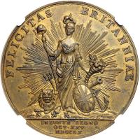 Great Britain. Accession Medal, 1760. NGC MS63 - 2