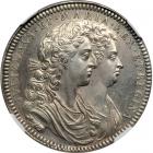 Great Britain. Coronation Medal, 1689. NGC UNC