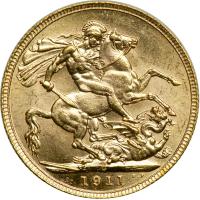 Canada. Sovereign, 1911-C. UNC - 2