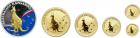 Australia. Kangaroo Prestige Proof Set: 100, 50, 25, 15 and 5 Dollars, 2009. PF