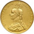 Great Britain. 5 Pounds, 1887. ANACS EF40