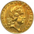 Great Britain. &frac14; Guinea, 1718. PCGS MS62