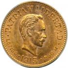 Cuba. Peso, 1915. PCGS MS63