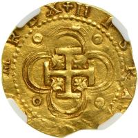 Spain. Cob 2 Escudos, ND-S (Seville). NGC EF - 2