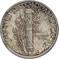 1916-D Mercury Dime. PCGS EF40 - 2