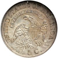 1833 Capped Bust Half Dime. NGC MS63 - 2