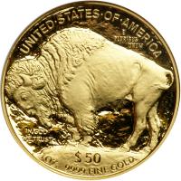 2006-W $50 Gold Buffalo. NGC PF70 - 2