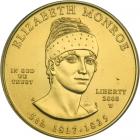 2008-W First Spouse Series Elizabeth Monroe $10 Gold Coin. ICG MS70