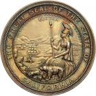 1910 California State Agricultural Society Silver Medal