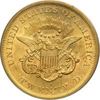 1861 $20 Liberty. PCGS AU58 - 2