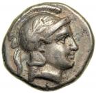 Ionia, Magnesia ad Maeandrum, c. 350-300 BC. AR Obol (0.85 g). VF