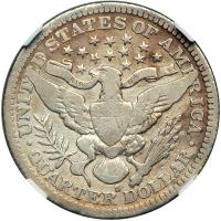 1901-S Barber Quarter Dollar - 2