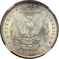 1893 Morgan Dollar. NGC MS64 - 2