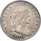 1800 Draped Bust Dollar. PCGS EF45