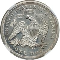 1870 Liberty Seated Dollar - 2