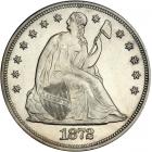 1872 Liberty Seated Dollar. PCGS PF61