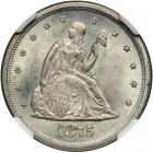 1875-S Twenty Cents. NGC MS62