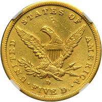 1840-D $5 Liberty - 2