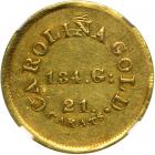 August Bechtler, 5 DOLLARS CAROLINA, 134 gr. 21 carats