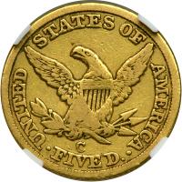 1849-C $5 Liberty - 2