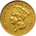 1878 $3 Gold. PCGS EF45