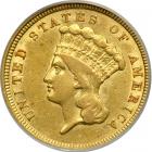 1854 $3 Gold. PCGS EF45