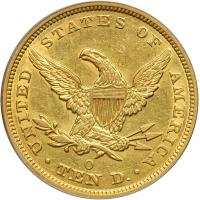 1843-O $10 Liberty. PCGS AU50 - 2