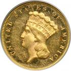 1879 $3 Gold. PCGS MS61