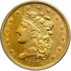 1837 $5 Classic Head. PCGS AU50