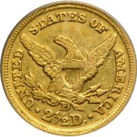 1851-D $2.50 Liberty. PCGS EF40 - 2