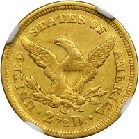 1844-C $2.50 Liberty - 2