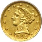 1852-D $5 Liberty. PCGS AU50