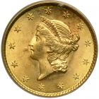 1853 $1 Gold Liberty. PCGS MS63