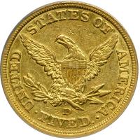 1843-D $5 Liberty. Medium D. PCGS EF45 - 2