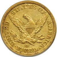 1844-O $5 Liberty. PCGS EF40 - 2