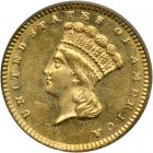 1873 $1 Gold Indian. Open 3. PCGS MS62