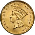 1889 $1 Gold Indian. PCGS MS64