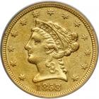 1858-C $2.50 Liberty. PCGS EF45