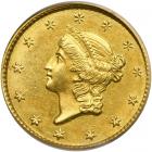 1851-C $1 Gold Liberty. PCGS AU55