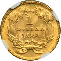 1889 $1 Gold Indian - 2