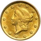 1853-D $1 Gold Liberty. PCGS AU58