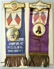 A pair of Patriotic Orders with Ribbons
