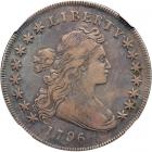 1796 Draped Bust Dollar. Small date, large letters. NGC VF35