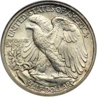 1936-S Liberty Walking Half Dollar. NGC MS65 - 2