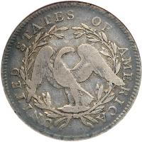 1795 Flowing Hair Half Dollar. NGC F15 - 2