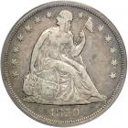 1850 Liberty Seated Dollar. PCGS VF30