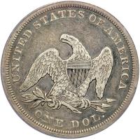 1850 Liberty Seated Dollar. PCGS VF30 - 2